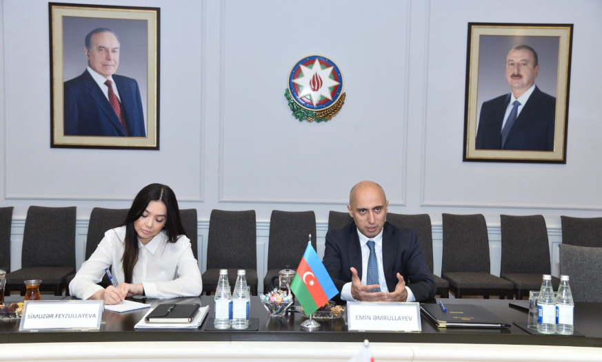 Nazir Şimali Kipr Türk Respublikasının Baş naziri ilə görüşüb