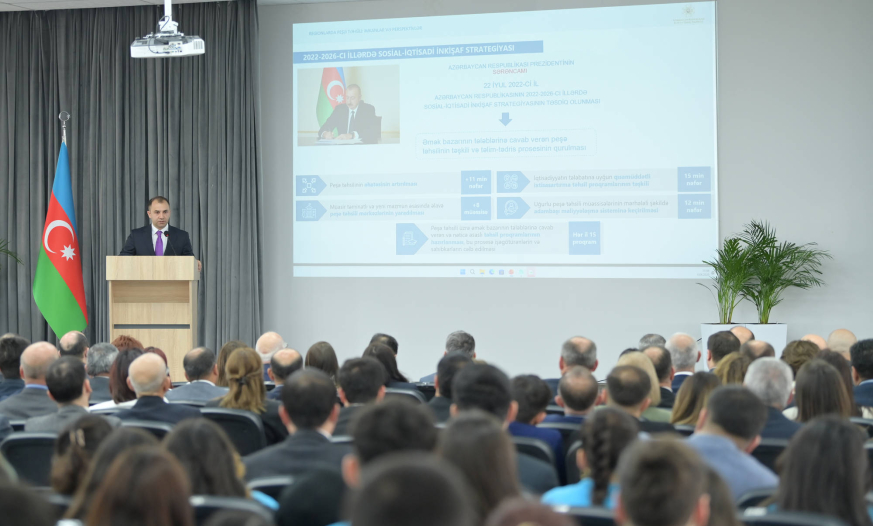 Lənkəranda peşə təhsilinin imkanlarına həsr olunan təhsil forumu keçirilib