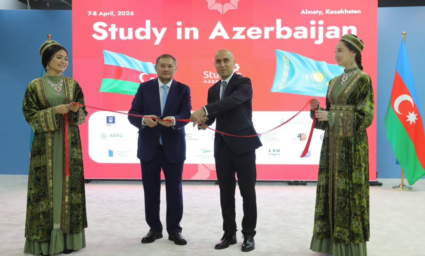 Qazaxıstanda “Study in Azerbaijan” təhsil sərgisinin açılışı baş tutub