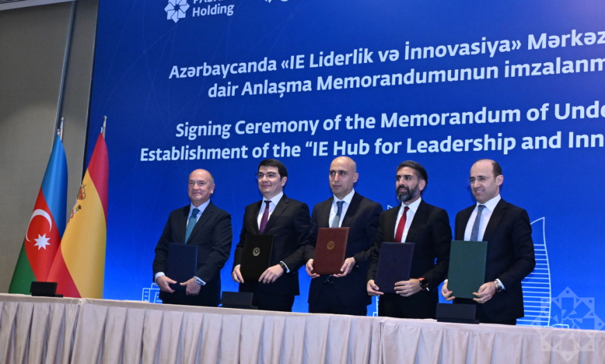 IE Liderlik və İnnovasiya Mərkəzinin yaradılması üzrə Anlaşma Memorandumu imzalanıb