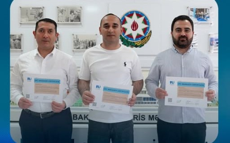 Bakı Dövlət Peşə Təhsil Mərkəzinin müəllimləri beynəlxalq sertifikat əldə ediblər 