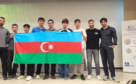 Şagirdlərimiz 43-cü Balkan Riyaziyyat Olimpiadasında 3 medal qazanıblar 