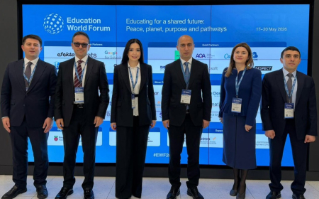 Elm və təhsil naziri Dünya Təhsil Forumunda iştirak edir