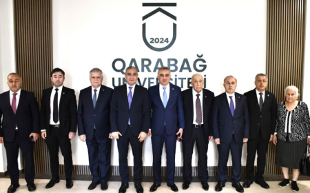 Vəkillər Kollegiyasının nümayəndə heyəti Qarabağ Universitetində olub 