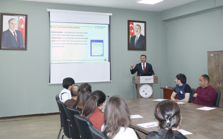 Peşə təhsili müəssisələrində vergi və maliyyə təlimləri keçirilib 