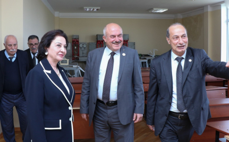 AzMİU məzunu Sami Hijjavi doğma universitetini ziyarət edib 