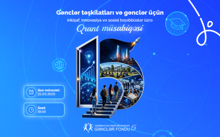 Gənclər Fondu gənclər təşkilatları və gənclər üçün qrant müsabiqəsi elan edir