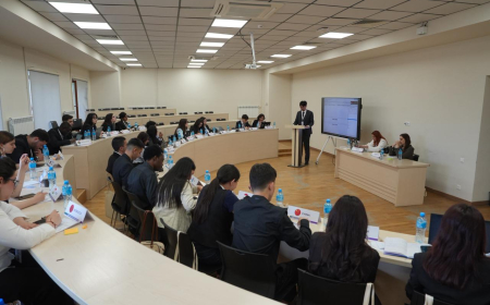 Qarabağda ilk dəfə keçirilən tələbə və gənclərin beynəlxalq BMT Modeli konfransı davam edir 