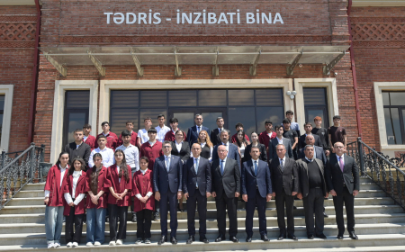 Nazir İsmayıllı Dövlət Peşə Təhsil Mərkəzinin Qobustan Korpusunda olub 