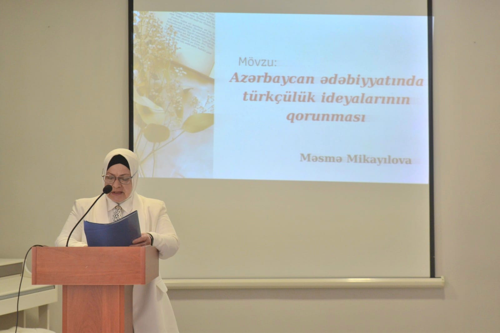 Kollecdə I Türkoloji Qurultayın dərsləri mövzusunda konfrans keçirilib