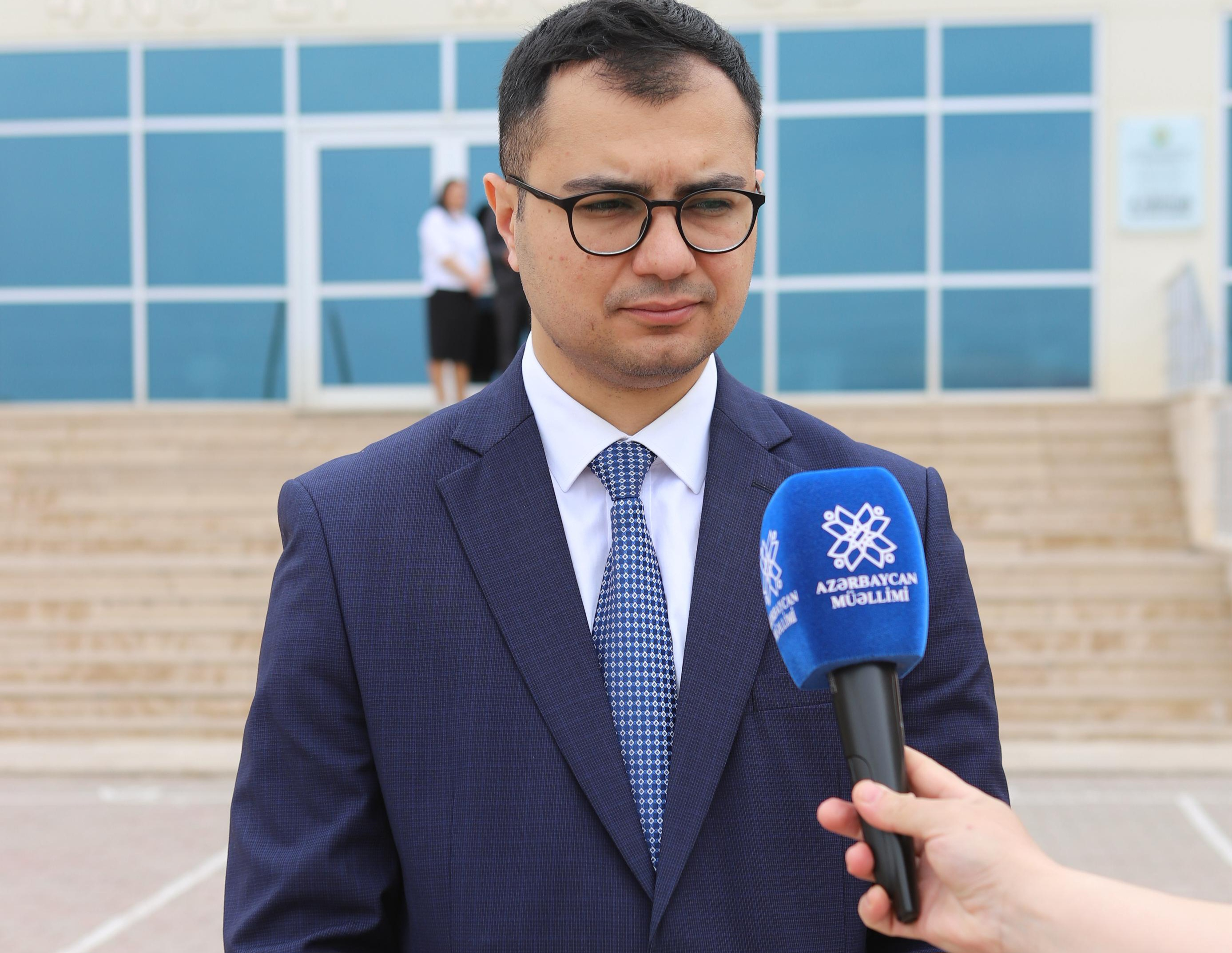 Nurlan İsmayılbəyli: İmtahanlarda yüksək nəticə və davamiyyət qeydə alınıb