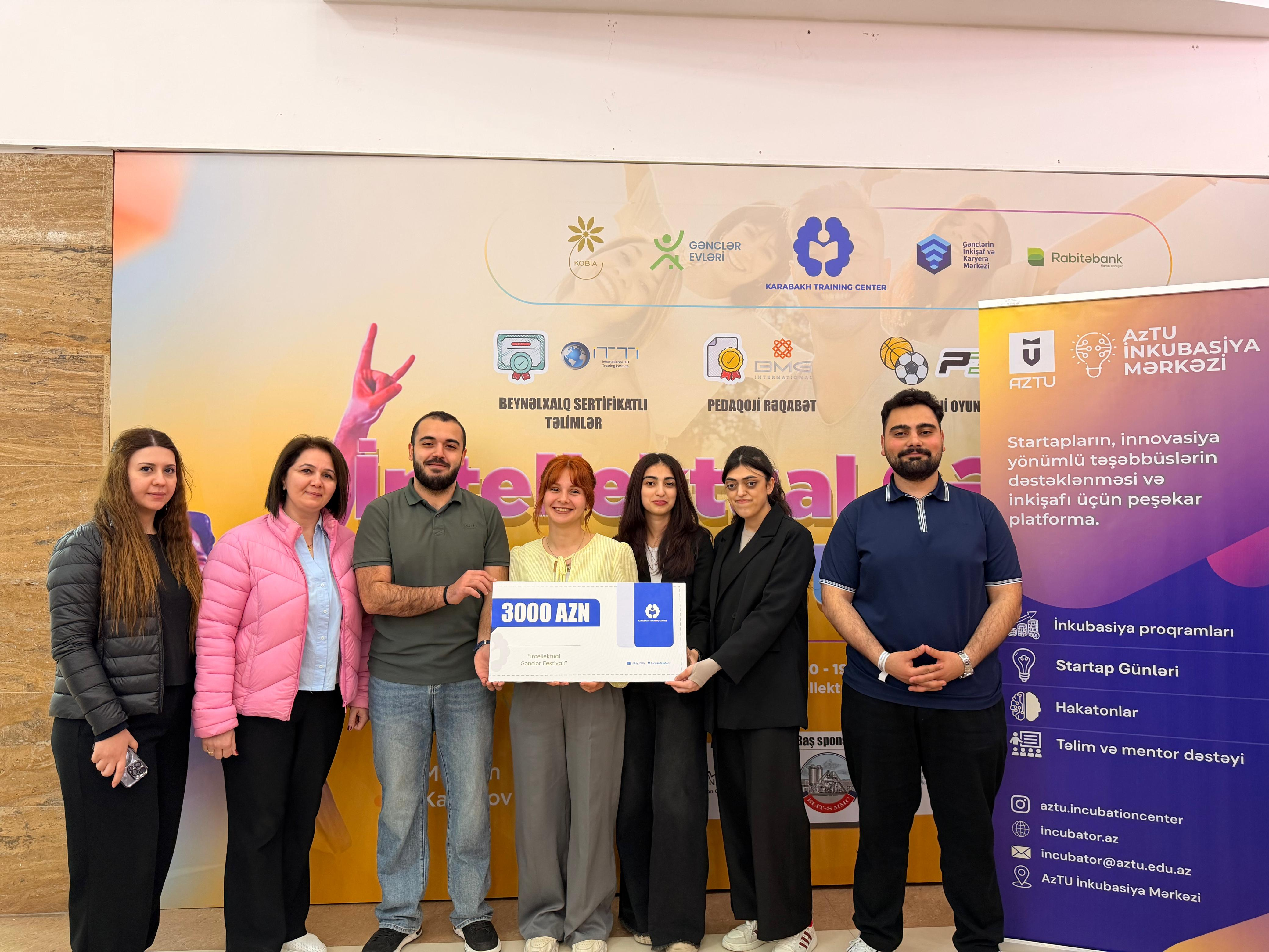 AzTU komandasının startapı Xankəndidə keçirilən festivalda I yeri tutub