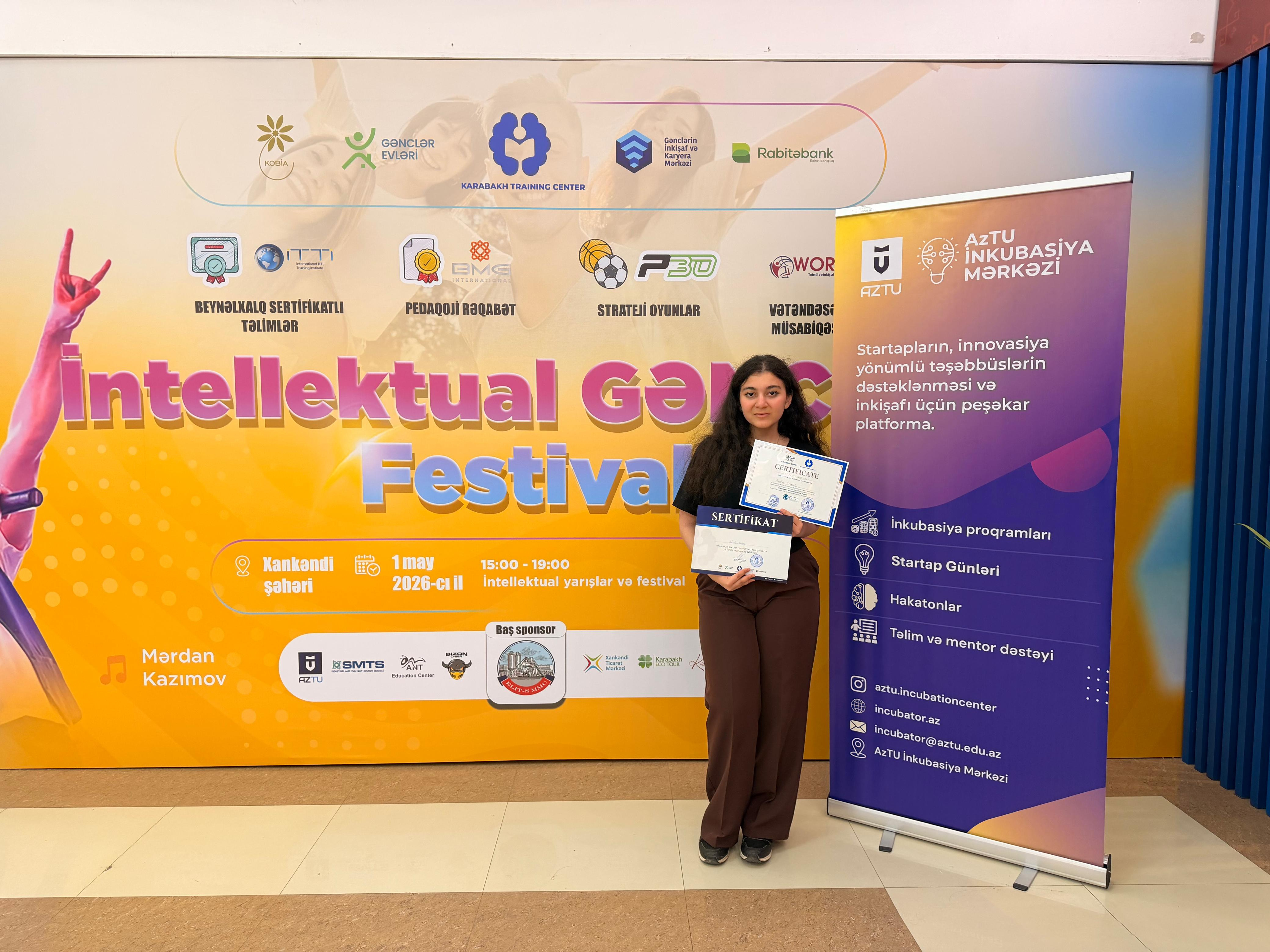 AzTU komandasının startapı Xankəndidə keçirilən festivalda I yeri tutub