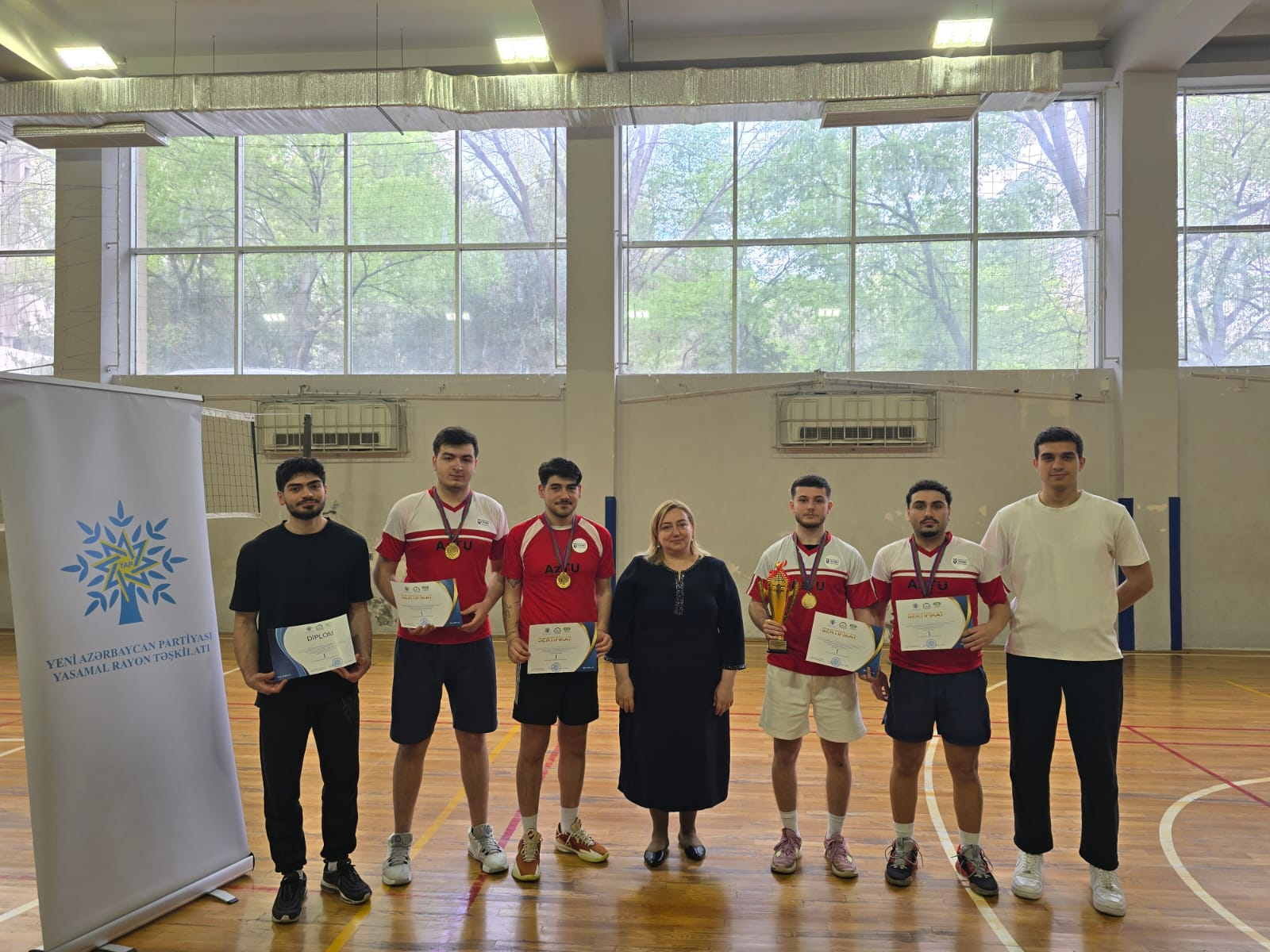 AzTU komandası basketbol turnirinin qalibi olub