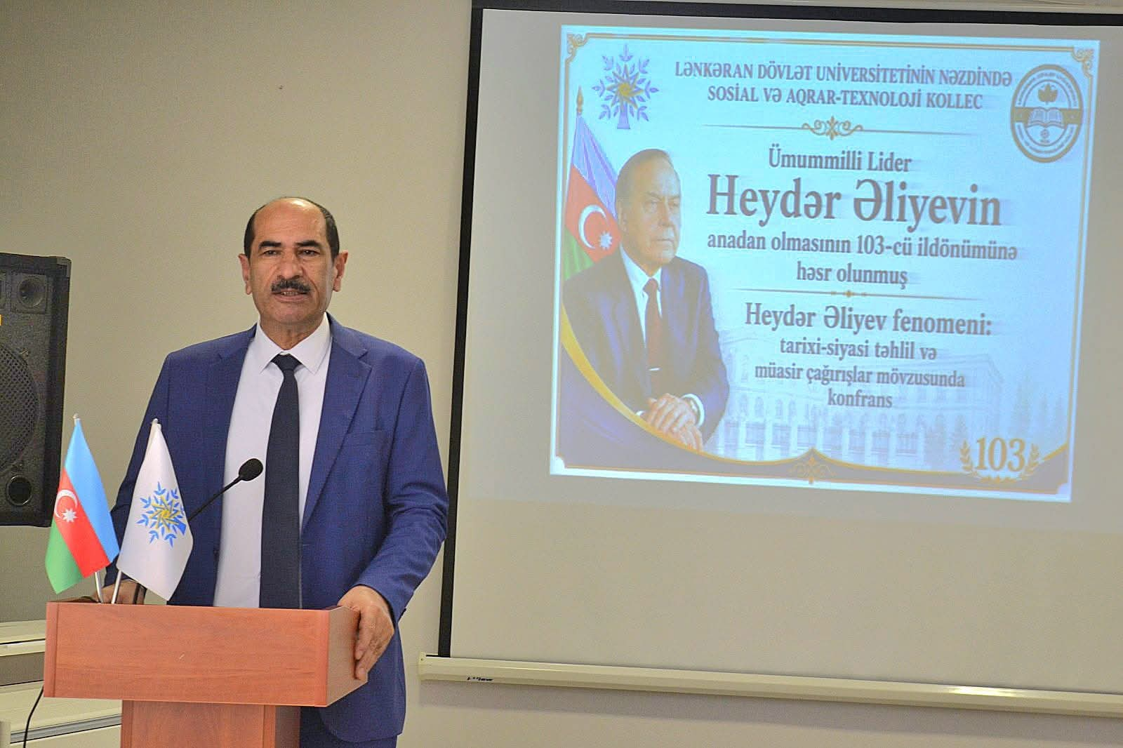 Sosial və Aqrar-Texnoloji Kollecdə Ulu Öndərin xatirəsinə həsr olunmuş konfrans keçirilib