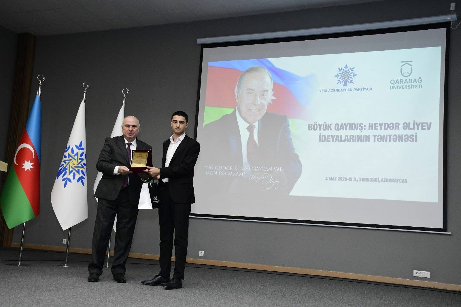 Qarabağ Universitetində Heydər Əliyevin ideyalarına həsr olunan tədbir keçirilib
