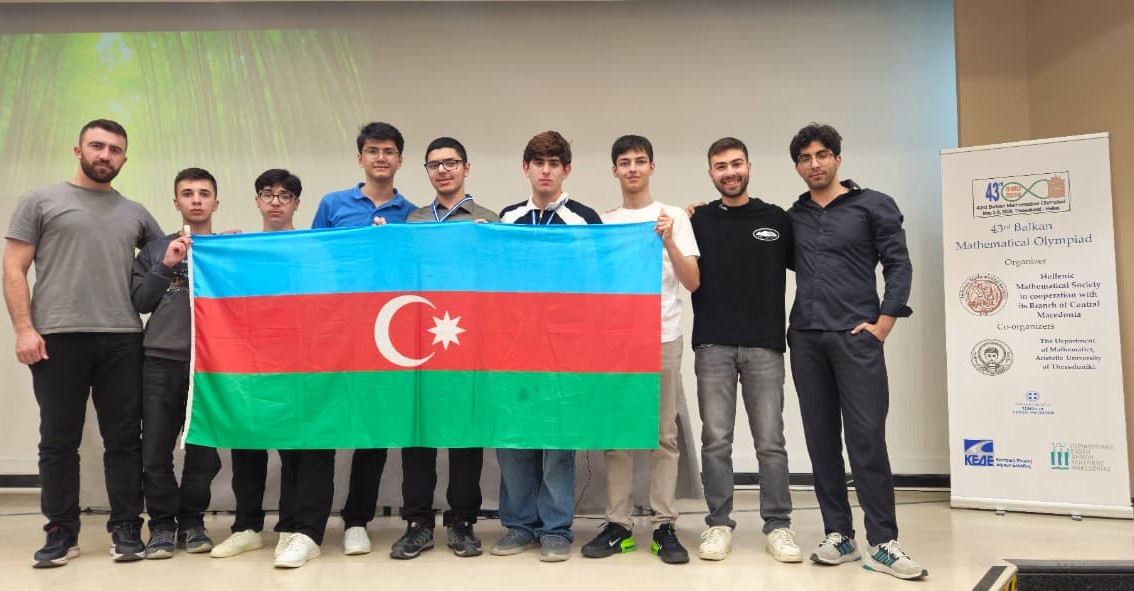 Şagirdlərimiz 43-cü Balkan Riyaziyyat Olimpiadasında 3 medal qazanıblar