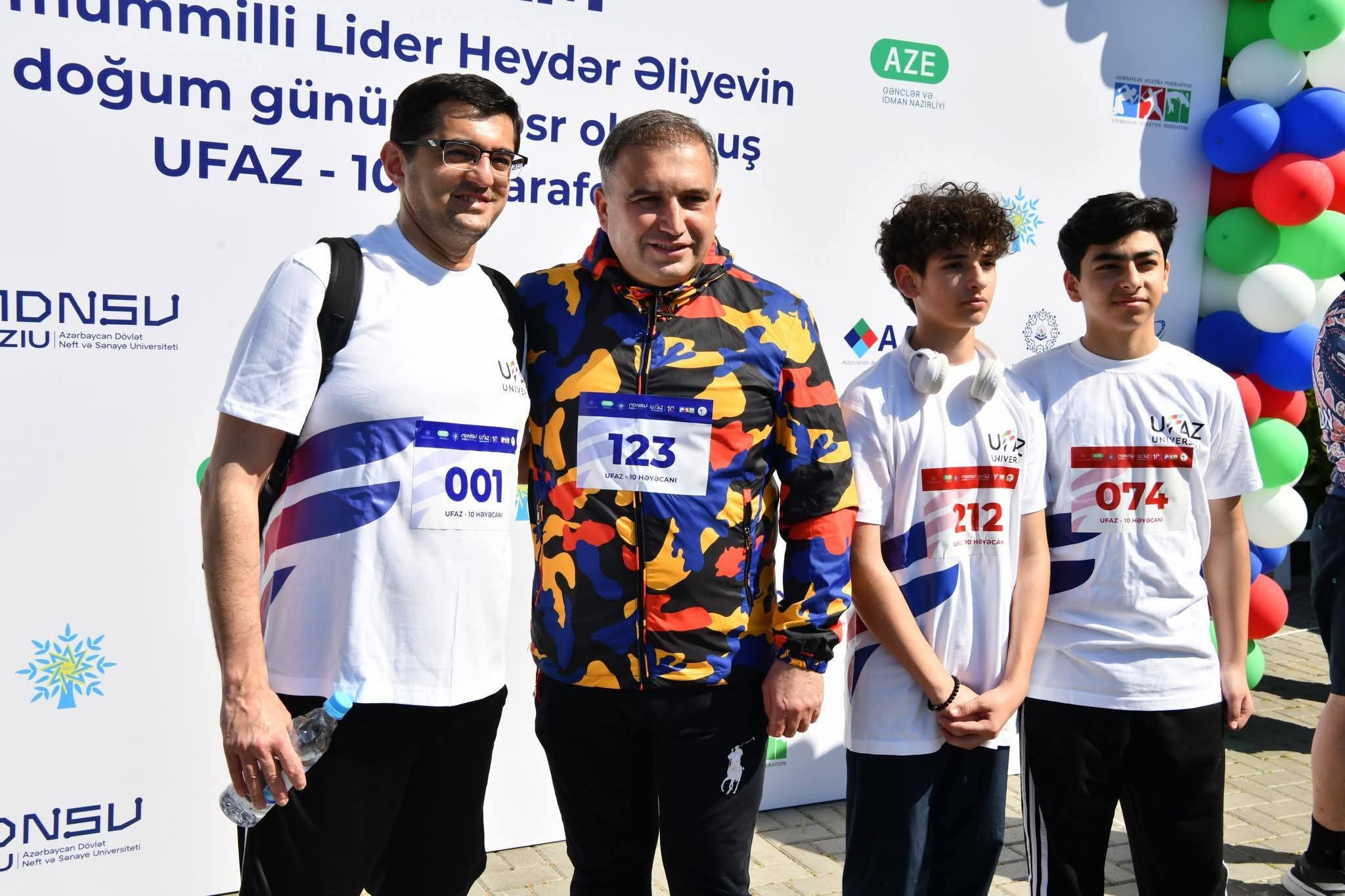 Ümummilli Liderin 103-cü ildönümünə və UFAZ-ın 10 illiyinə həsr olunmuş marafon keçirilib