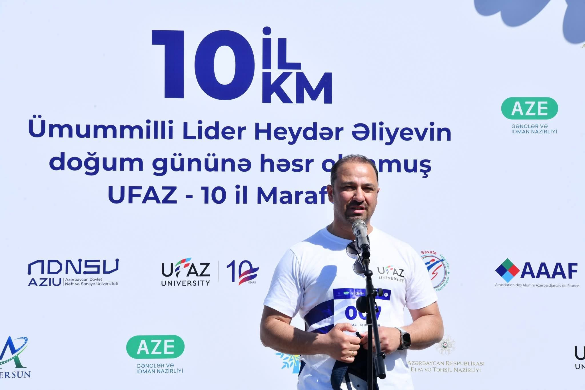Ümummilli Liderin 103-cü ildönümünə və UFAZ-ın 10 illiyinə həsr olunmuş marafon keçirilib