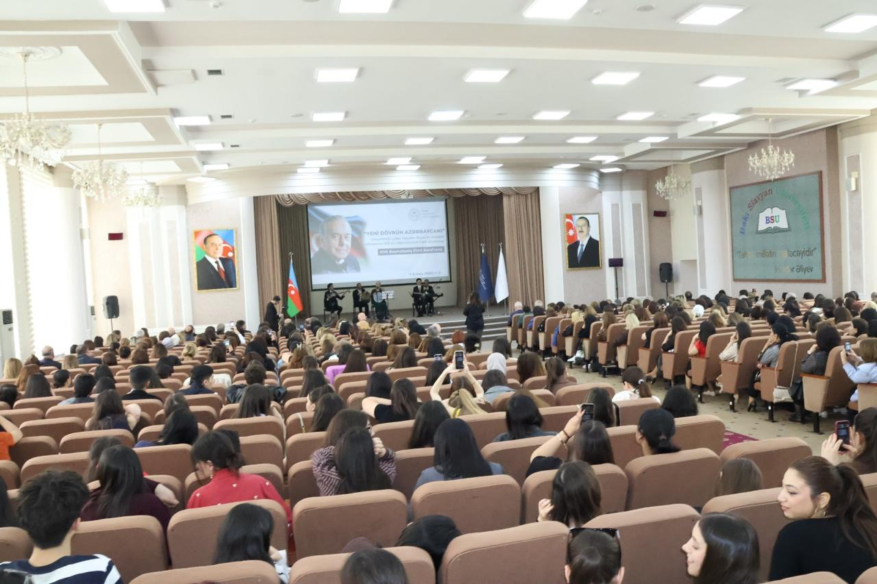 “Yeni dövrün Azərbaycanı” Bakı Slavyan Universitetində elmi konfransın mövzusu oldu