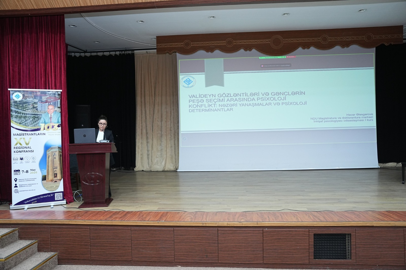 NDU-da Magistrantların XV Regional Konfransı təşkil olunub