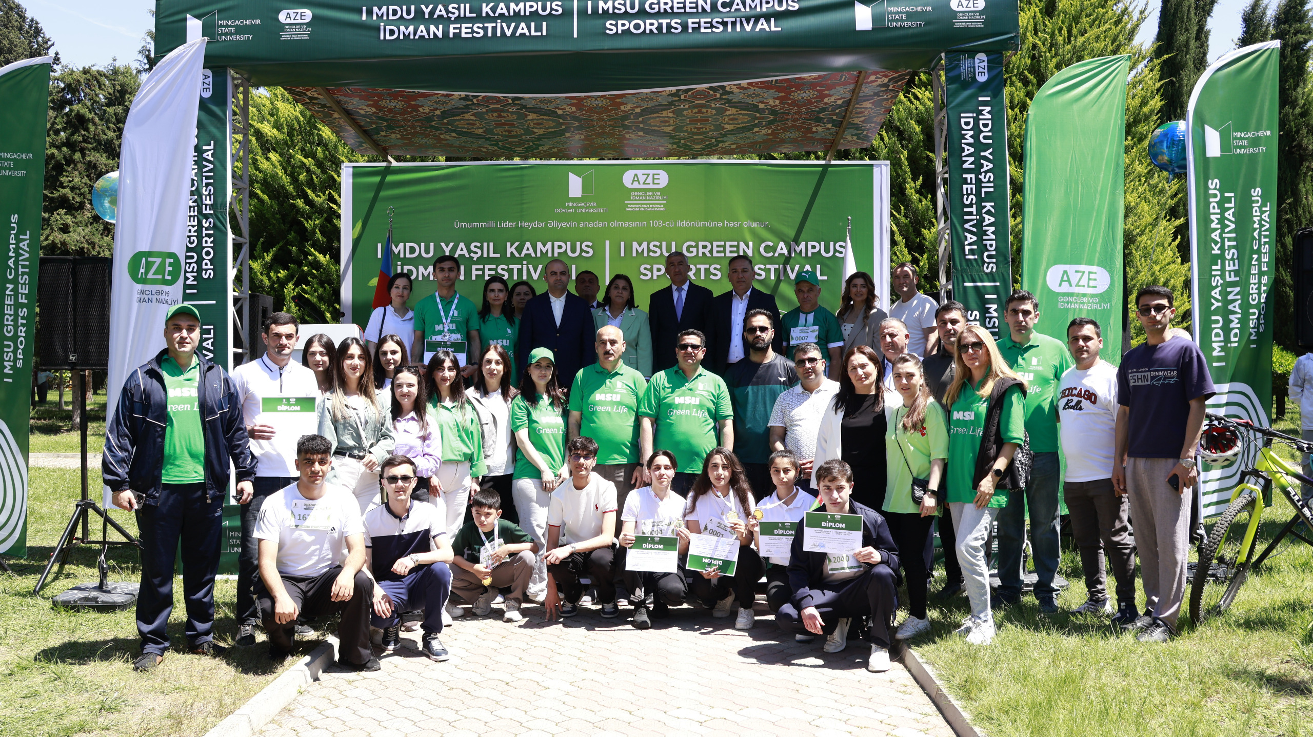 MDU kampusu sağlam həyat tərzinin ünvanına çevrildi
