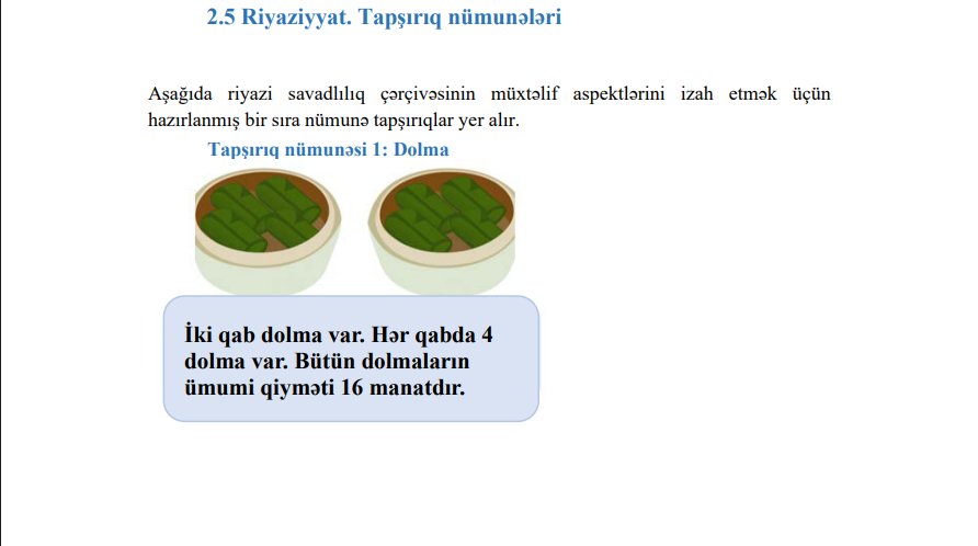 Şagirdlərə monitorinqdə belə tapşırıqlar verilir