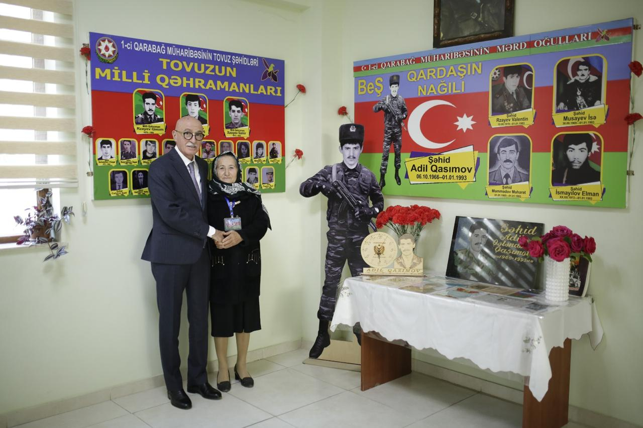 Firudin Qurbanov Tovuzda təhsil ictimaiyyəti, valideyn və şagirdlərlə görüşüb