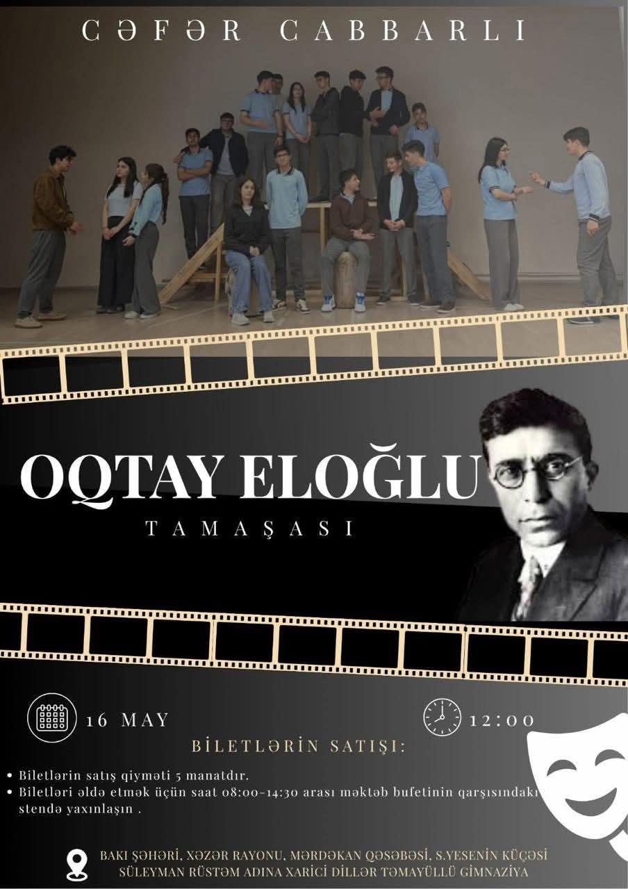 Şagirdlər "Oqtay Eloğlu" tamaşasına yeni nəfəs verdilər