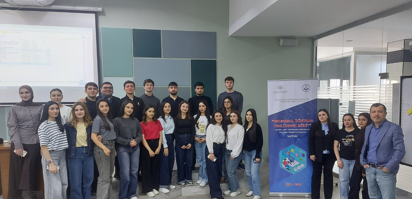 “Rəqəmsal dünyada təhlükəsiz mühit” layihəsi çərçivəsində maarifləndirmə tədbirləri keçirilib