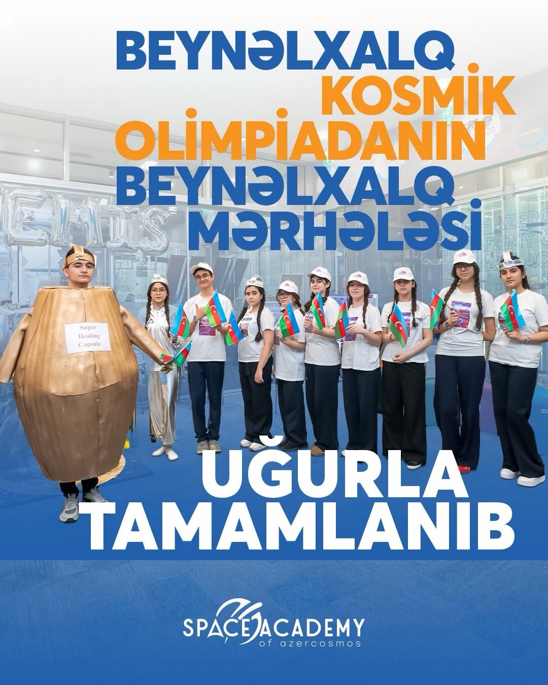“Beynəlxalq Kosmik Olimpiada”nın beynəlxalq mərhələsi keçirilib
