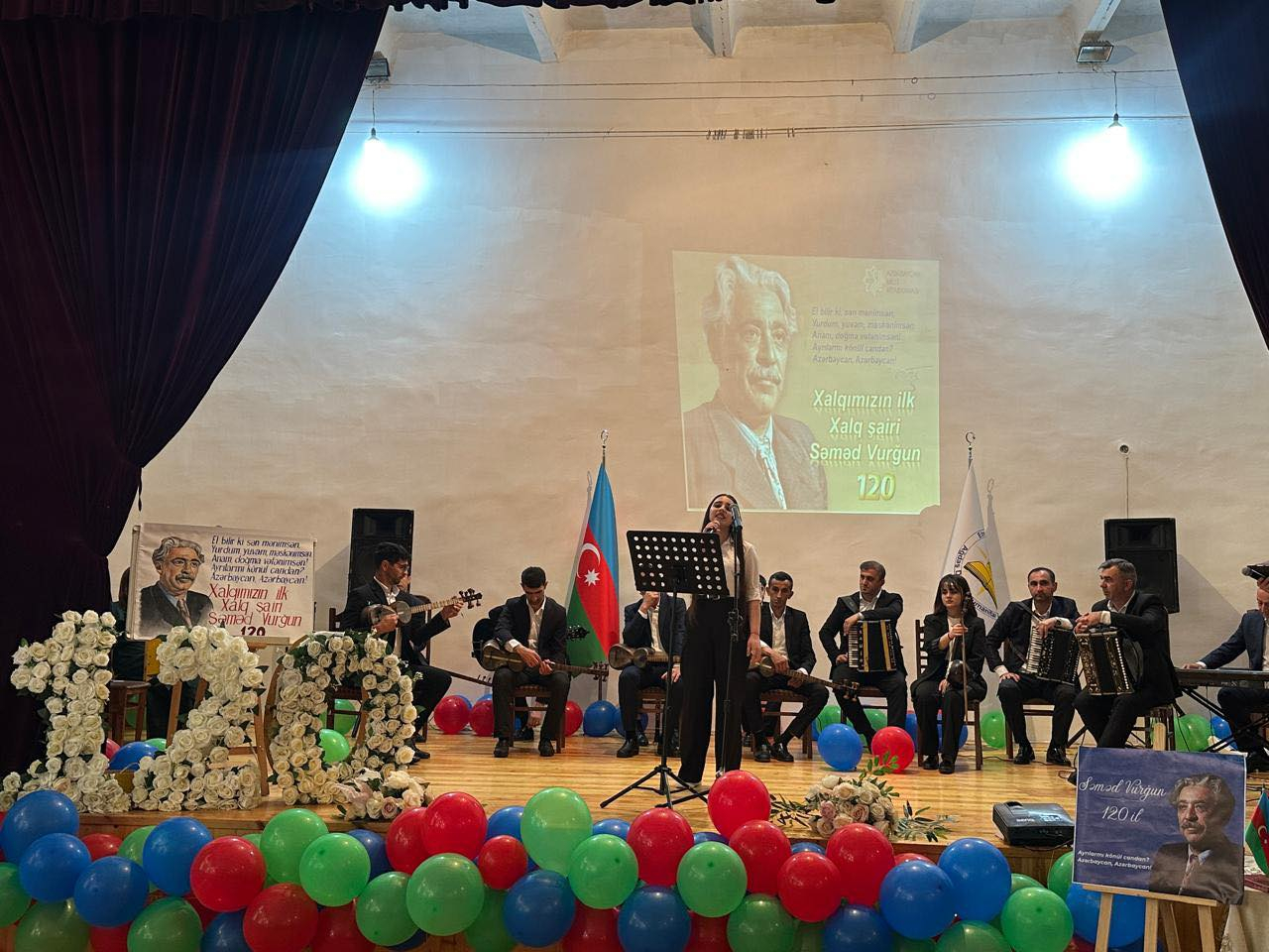Ağdaşda Səməd Vurğunun 120 illik yubileyinə həsr olunmuş tədbir keçirilib
