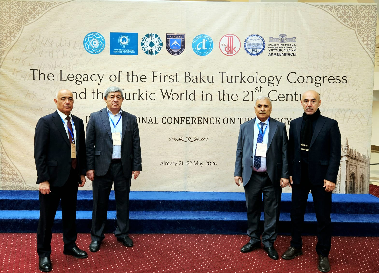 Qazaxıstanda Birinci Bakı Türkoloji Qurultaya həsr olunmuş beynəlxalq simpozium keçirilir