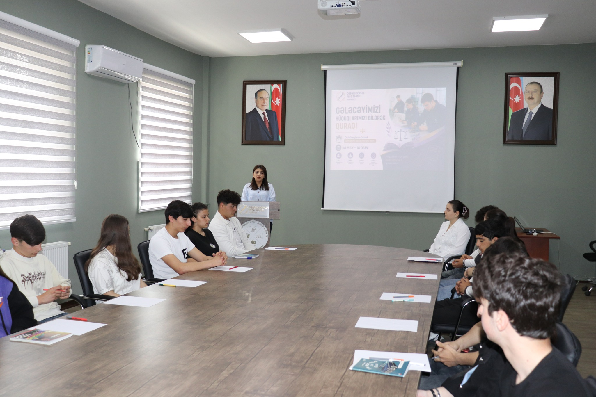 Qəbələdə gənclərin hüquqi maarifləndirilməsi mövzusunda tədbir keçirilib