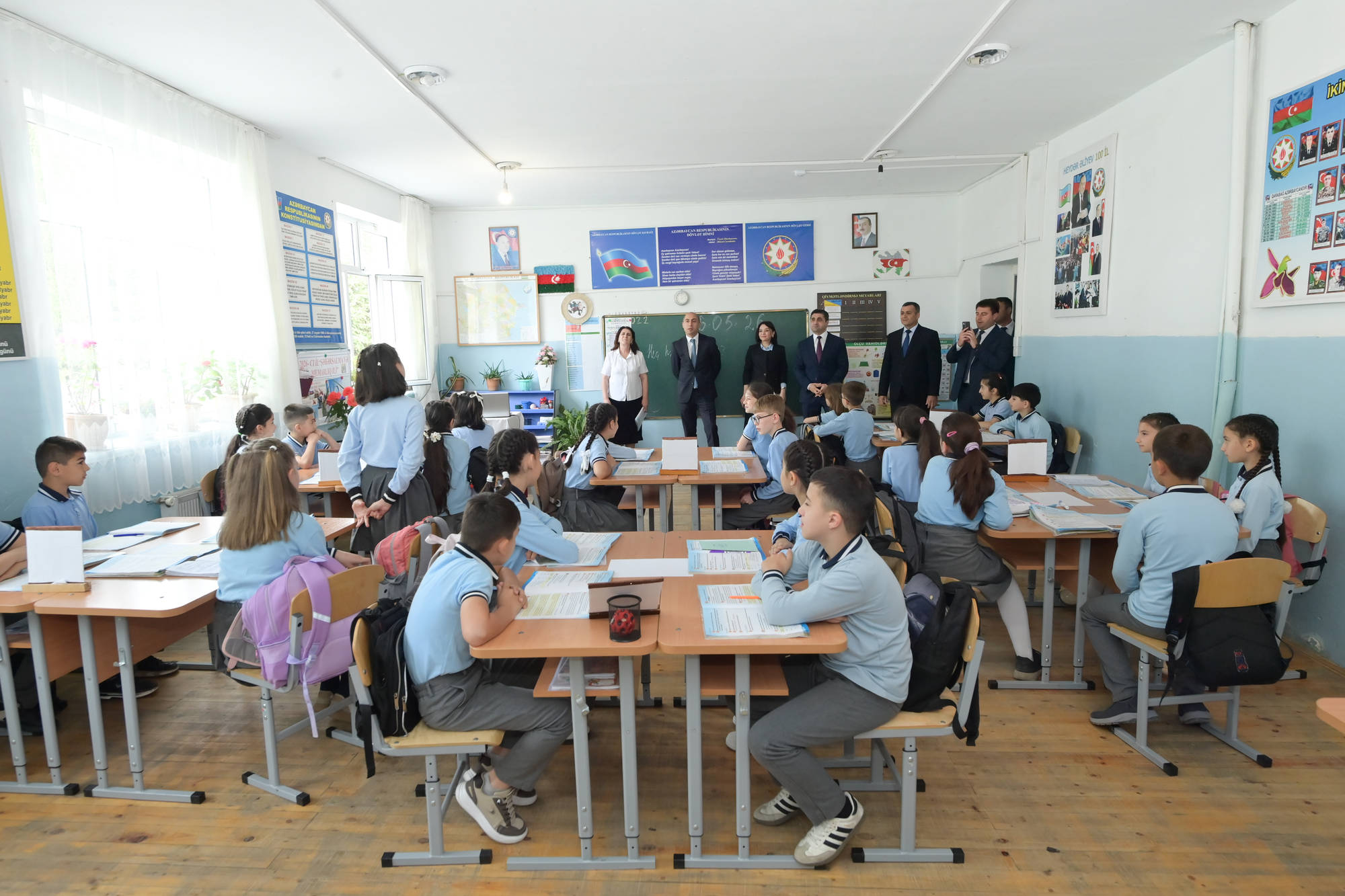 Nazir Qaxda tədris prosesi ilə tanış olub