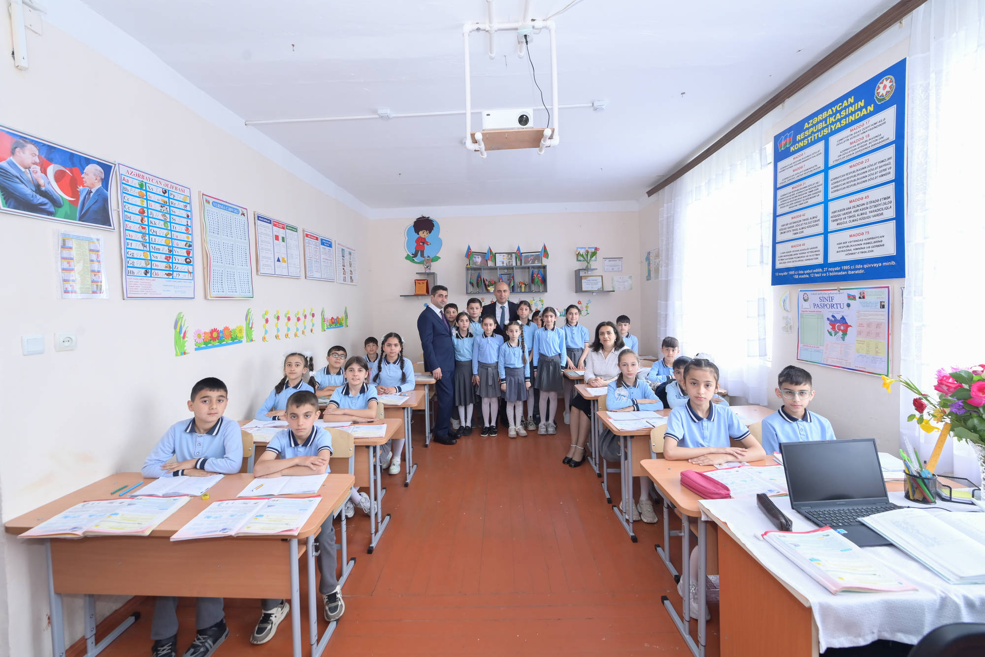 Nazir Qaxda tədris prosesi ilə tanış olub