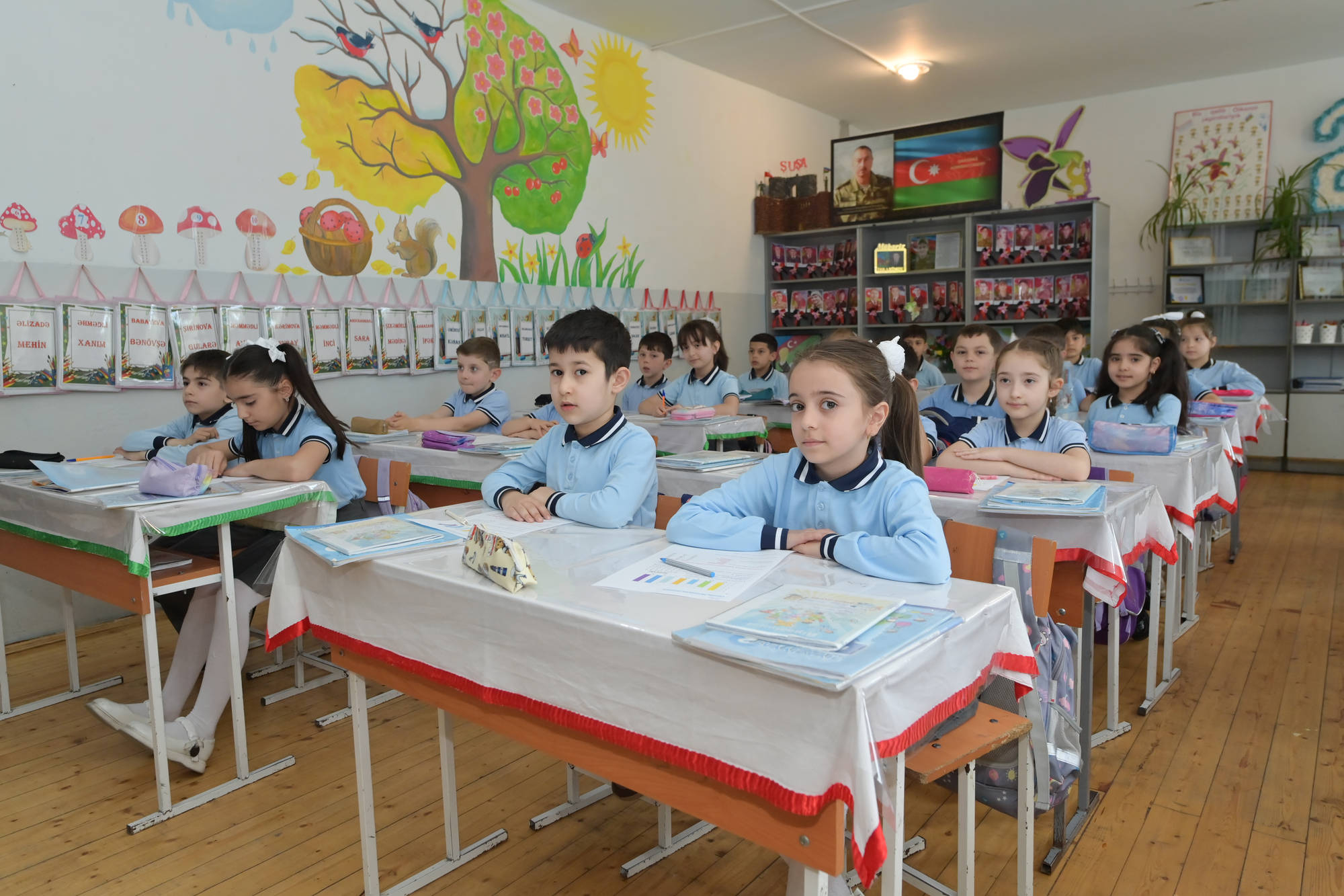 Nazir Qaxda tədris prosesi ilə tanış olub