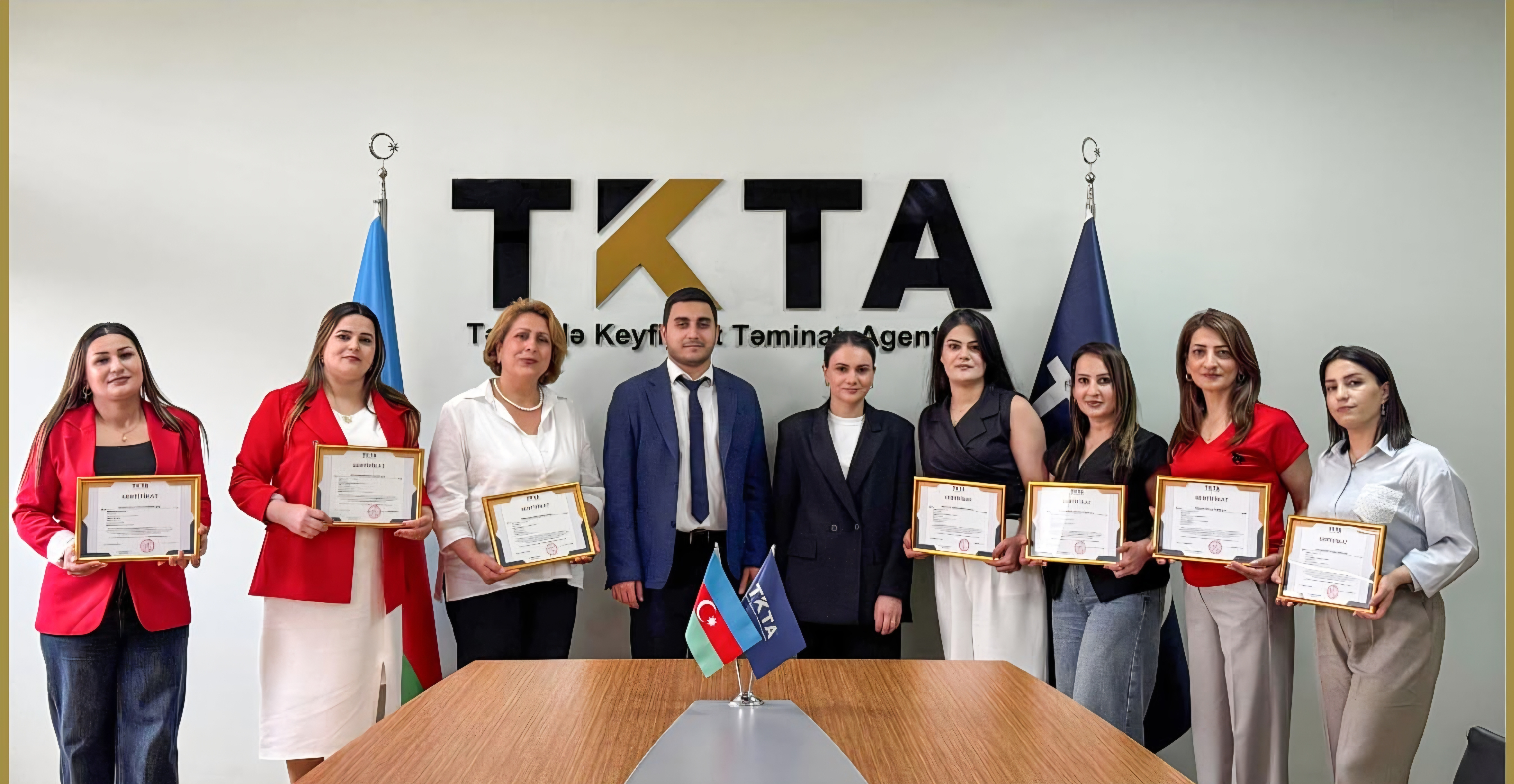 TKTA qiymətləndirmədən uğurla keçən 13 nəfərə peşə sənədi təqdim edib