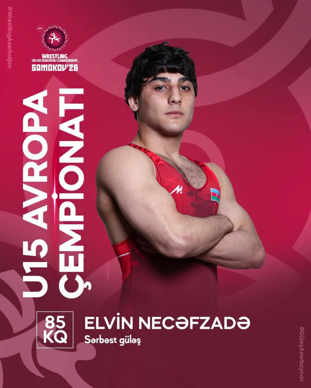 Yeniyetmələrimiz Avropa çempionatında 5 medal qazandılar