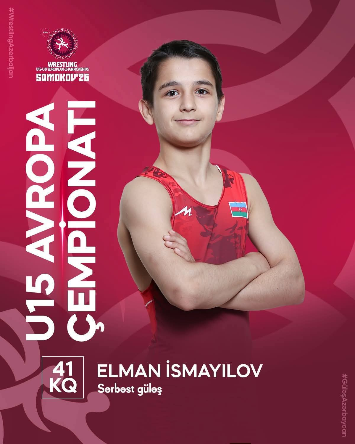 Yeniyetmələrimiz Avropa çempionatında 5 medal qazandılar