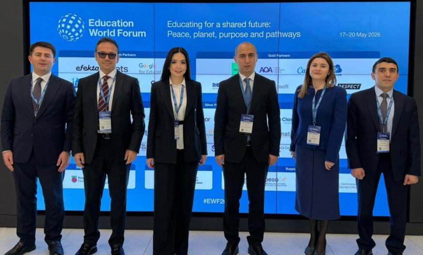 Elm və təhsil naziri Dünya Təhsil Forumunda iştirak edir