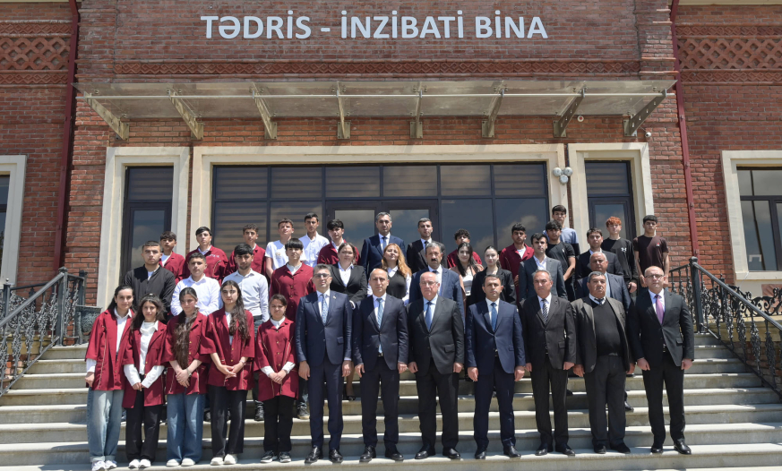 Nazir İsmayıllı Dövlət Peşə Təhsil Mərkəzinin Qobustan Korpusunda olub