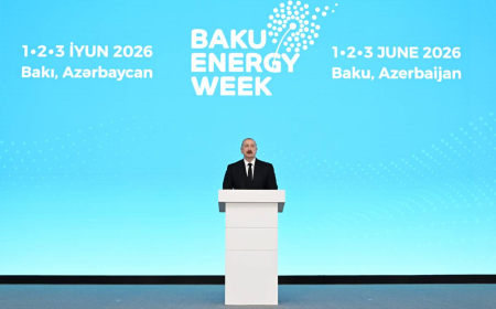 Prezident İlham Əliyev Bakı 31-ci “Baku Energy Forum”un rəsmi açılış mərasimində iştirak edir