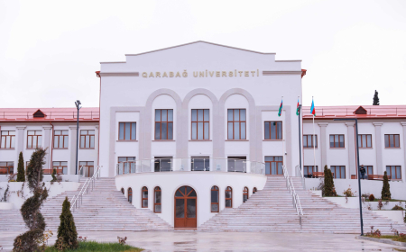 Qarabağ Universiteti azad Xankəndidə yandırılan zəka məşəlidir