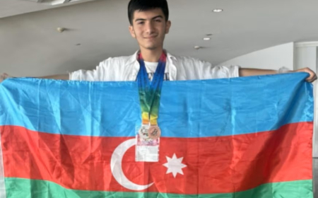 11-ci sinif şagirdindən böyük uğur: