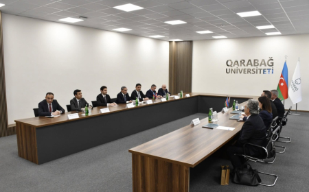 İzmir Yüksək Texnologiya İnstitutunun nümayəndə heyəti Qarabağ Universitetində olub
