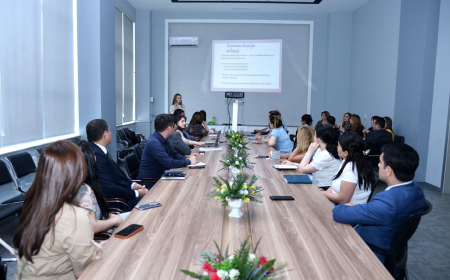 “Praktik kommunikasiya bacarıqları” mövzusunda təlim keçirilib 