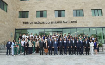 Emin Əmrullayev və Teymur Musayev Qarabağ Universitetinin Klinikasında olublar 