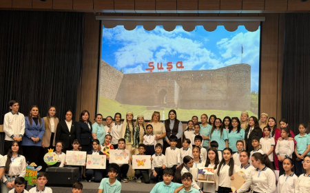 Şuşa məktəbliləri üçün ustad dərsləri təşkil edilib 