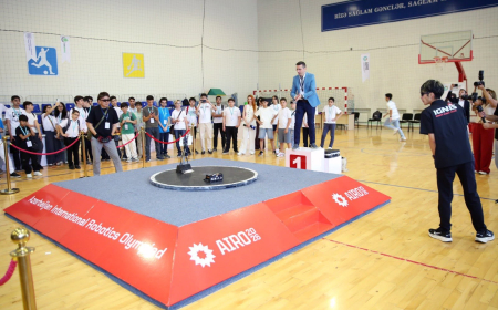 BANM-də Beynəlxalq Robot Olimpiadasının açılışı keçirilib 